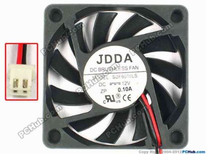 85735 Other Brands JDDA Server - Square Fan SDF6010LS, sq60x60x10, w140x2x2, 12V 0.10A Other Brands JDDA Server - Square Fan 