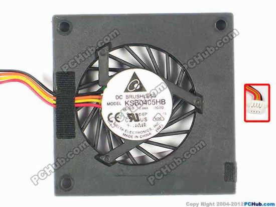 86305 Delta Electronics KSB0405HB Cooling Fan  -9G2G, w15x4x4, 5V 0.44A Delta Electronics KSB0405HB Cooling Fan  