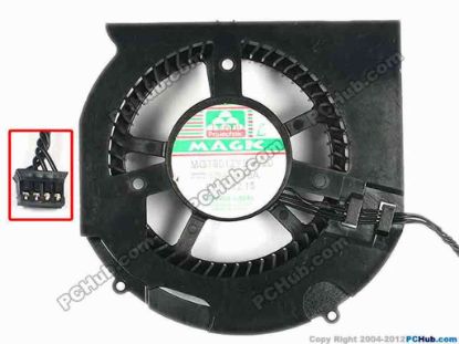 86464 Protechnic Magic MGT8012YB-W20 Server - Round Fan TypeD, dia95x90x23, w45x4x4, 12V 0.48A Protechnic Magic MGT8012YB-W20 Server - Round Fan 