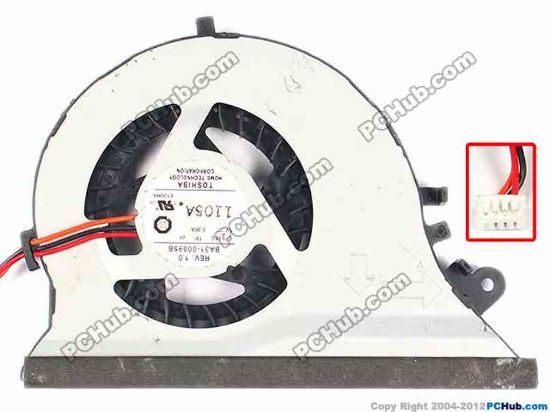 86816 Samsung Laptop NP-QX411 ( QX411 ) Cooling Fan  BA31-00095B, w20x3x4, 5V 0.36A Samsung Laptop NP-QX411 ( QX411 ) Cooling Fan  