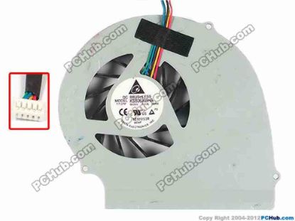 86822 Delta Electronics KSB06305HA Cooling Fan  -SM00, w90x5x5, 5V 0.50A, Bare Delta Electronics KSB06305HA Cooling Fan  