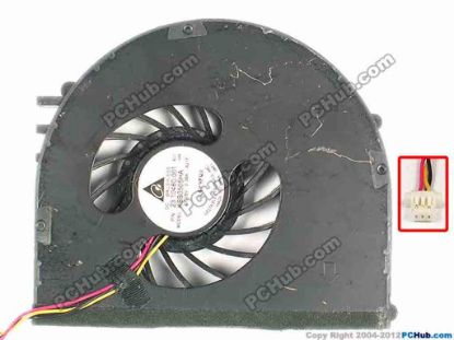 86863 Delta Electronics KSB0505HA Cooling Fan  -AJ1F, w20x3x3, 5V 0.38A, Bare fan Delta Electronics KSB0505HA Cooling Fan  