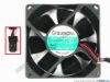 86965 SUNON KDE1208PTB3 Server - Square Fan (2).H, sq80x80x25, w110x2x2, 12V 1.4W SUNON KDE1208PTB3 Server - Square Fan 