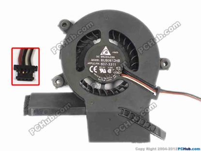 87212 Delta Electronics BUB0612HB Server - Blower Fan  607-3311, -8K05, bw80x80x18, w100x4x4, 12V 0.32A Delta Electronics BUB0612HB Server - Blower Fan 