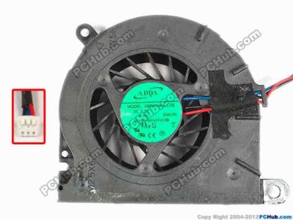 87391 ADDA AB6505HX-LDB Cooling Fan  KML00, w65x3x3, 5V 0.40A, Bare fan ADDA AB6505HX-LDB Cooling Fan  