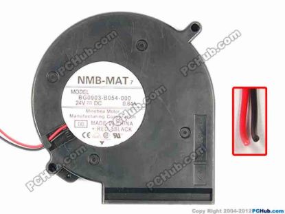 87416 NMB-MAT / Minebea BG0903-B054-000 Server - Blower Fan 00, bw97x92x33, 2-wire, 24V 0.64A NMB-MAT / Minebea BG0903-B054-000 Server - Blower Fan 