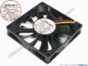 88070 NMB-MAT / Minebea 3106KL-05W-B39 Server - Square Fan C02, sq80x15, 3-wire, 24V 0.09A NMB-MAT / Minebea 3106KL-05W-B39 Server - Square Fan 