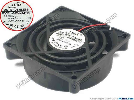 88560 ADDA AD0824MS-A76GL Server - Square Fan TR, sq80x25, w85x3x3, 24V 0.10A ADDA AD0824MS-A76GL Server - Square Fan For use&nbsp;Samsung <span class="hps">ML-4550</span> <span class="hps">printer</span>
