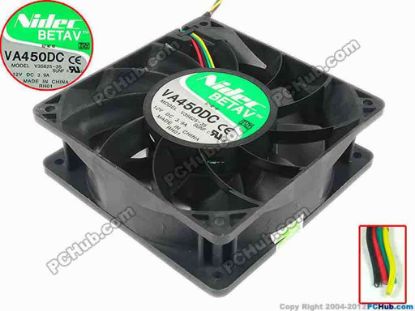 88957 Nidec V35625-35 Server - Square Fan SUNF, sq120x120x38, 4-wire, 12V 3.9A Nidec V35625-35 Server - Square Fan 