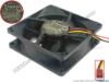 88960 Nidec T80T12MUB7-52 Server - Square Fan J17, sq80x80x25, w85x3x3, 12V 0.19A Nidec T80T12MUB7-52 Server - Square Fan 