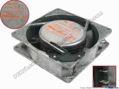 89347 Sanyo Denki 109S092 Server - Square Fan sq90x90x25, 200V 0.07A Sanyo Denki 109S092 Server - Square Fan 
