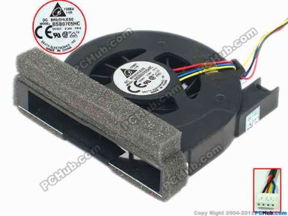 89680 Delta Electronics BSB0705HC Cooling Fan  -F812, w150x4x4, 5V 0.36A, Bare fan Delta Electronics BSB0705HC Cooling Fan  For&nbsp;Lenovo IdeaCentre A600