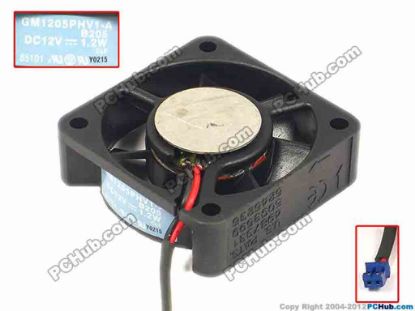 89758 SUNON GM1205PHV1-A Server - Square Fan B205, sq52x15, w70x2x2, 12V 1.2W SUNON GM1205PHV1-A Server - Square Fan 