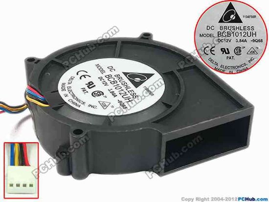 89931 Delta Electronics BCB1012UH Server - Blower Fan -9Q68, bw97x97x25, w75x4x4, 12V 3.84A Delta Electronics BCB1012UH Server - Blower Fan 