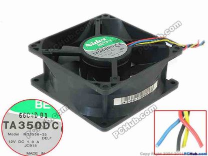 89943 Nidec TA350DC Server - Square Fan DELF, sq92x92x25, 4-wire, 12V 1A Nidec TA350DC Server - Square Fan 