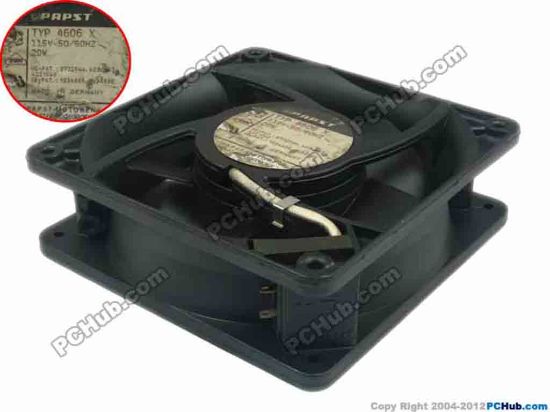 90103 ebm-papst TYP 4606 X Server - Square Fan TYP4606X, sq120x120x38, AC 115V 20W ebm-papst TYP 4606 X Server - Square Fan