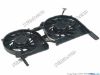 92089 ADDA AB5805HX-QBB Cooling Fan  CWSP71, w35x6x8, 5V 0.40A, Bare With Dual fan  ADDA AB5805HX-QBB Cooling Fan  
