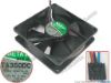 92629 Nidec M34709-35 Server - Square Fan DEL2, sq92x92x25, w200x4x4, 12V 0.5A  Nidec M34709-35 Server - Square Fan 