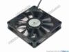 92860 NMB-MAT / Minebea 3106KL-05W-B50 Server - Square Fan B01, sq80x80x15, w70x2x2, 24V 0.16A NMB-MAT / Minebea 3106KL-05W-B50 Server - Square Fan 