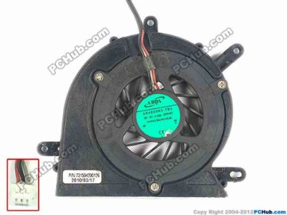 93107 ADDA AD4805HX-TB3 Cooling Fan  CWYAF, w20x3x3 5V 0.40A, Bare fan ADDA AD4805HX-TB3 Cooling Fan  