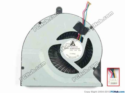 93442 Delta Electronics KSB0705HB Cooling Fan  -BK35, w20x44, 5 0.40A, Bare fan Delta Electronics KSB0705HB Cooling Fan  