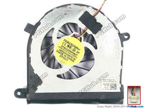 93483 Forcecon DFS552005MB0T Cooling Fan  FAA0, w25x3x3, 5V 0.5A, Bare fan Forcecon DFS552005MB0T Cooling Fan  