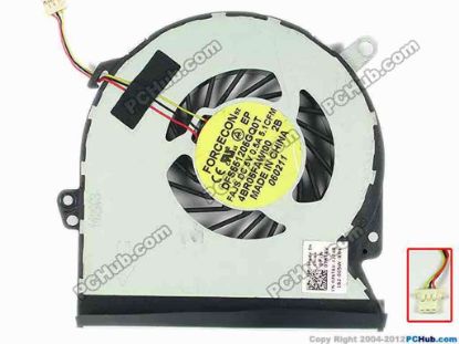 93854 Forcecon DFS551205GQ0T Cooling Fan  FAJS, w15x3x3, 5V 0.5A, Bare fan Forcecon DFS551205GQ0T Cooling Fan  