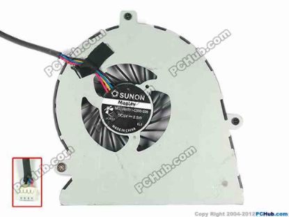 93869 Lenovo IdeaPad Y560 Cooling Fan  MG75070V1-C000-S99, w55x4x4, 5V 2.5W, Bare fan Lenovo IdeaPad Y560 Cooling Fan  