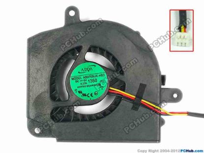 94008 Lenovo F50 Series Cooling Fan  AB0705UX-HB3, X, w25x3x3, 5V 0.37A, Bare fan Lenovo F50 Series Cooling Fan  <span style="color: #ff0000;">For&nbsp;Lenovo IdeaPad C200, F40, N100/N200</span>