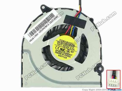 94024 ASUS U30JC Cooling Fan  F91T, w25x4x4, 5V 0.5A, Bare fan ASUS U30JC Cooling Fan  