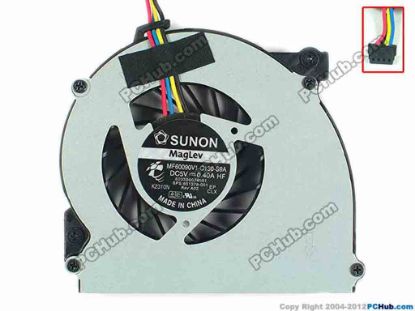 94150 SUNON MF60090V1-C130-S9A Cooling Fan  w15x4x4, 5V 0.40A, Bare fan SUNON MF60090V1-C130-S9A Cooling Fan