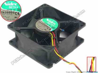 94184 Nidec T35119-DEL Server - Square Fan sq90x90x38, w245x3x3, 12V 1.8A Nidec T35119-DEL Server - Square Fan 