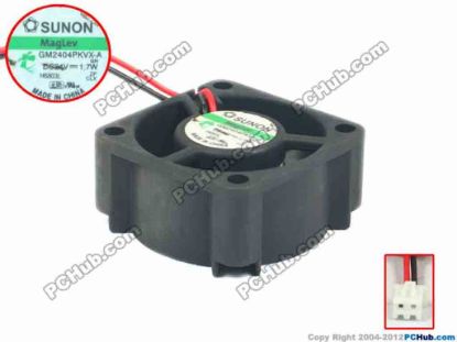 94357 SUNON GM2404PKVX-A Server - Square Fan B3044.GN, sq40x40x20, 2-wire, 24V 1.7W SUNON GM2404PKVX-A Server - Square Fan 