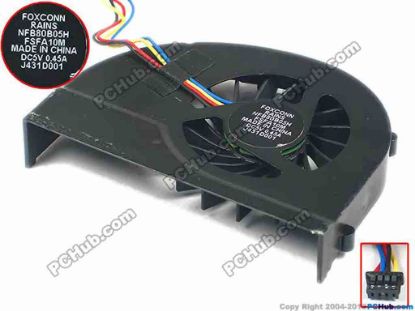 94511 HP Pavilion dm4-3000 Series Cooling Fan  644514-001, w55x44, 5V 0.45A HP Pavilion dm4-3000 Series Cooling Fan  