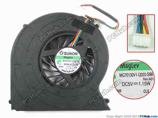 94709 Acer Aspire 7740 Series Cooling Fan  MG70130V1-Q020-S99, Bare fan Acer Aspire 7740 Series Cooling Fan  