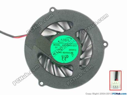 94715 Acer Aspire 5732 series Cooling Fan  NAWF2, w55x3x3, 5V 0.40A, Bare fan Acer Aspire 5732 series Cooling Fan