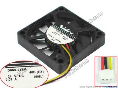 94841 Nidec D05X-24TM Server - Square Fan D06X-24TM Nidec D05X-24TM Server - Square Fan 