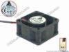 95646 Delta Electronics EFB0424HD Server - Square Fan sq40x40x20, 2-wire, 24V 0.10A Delta Electronics EFB0424HD Server - Square Fan 