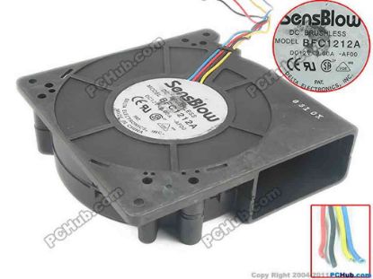 95664 Delta Electronics BFC1212A Server - Blower Fan -AF00, bw120x120x32, 4-wire, 12V 2.00A Delta Electronics BFC1212A Server - Blower Fan 