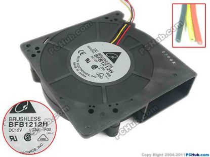 95722 Delta Electronics BFB1212H Server - Blower Fan -F00, bw120x120x32, 3-wire, 12V 1.23A Delta Electronics BFB1212H Server - Blower Fan 