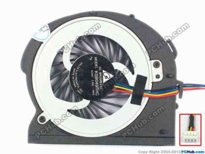 106130 Lenovo IdeaPad Z360 Cooling Fan  -AB48, w65x4x4, 5V 0.50A, Bare fan Lenovo IdeaPad Z360 Cooling Fan  