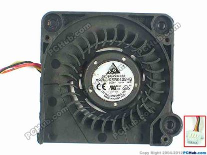 106211 Delta Electronics KSB0405HB Cooling Fan  -9C71, w55x4x4, 5V 0.44A, Bare fan Delta Electronics KSB0405HB Cooling Fan  