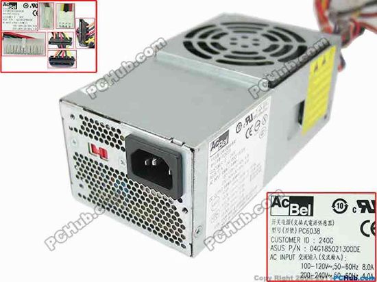 109367 Dell Desktop Parts Desktop - Power Supply 67P3M,250W For Inspiron 580s "NEW"  Dell Desktop Parts Desktop - Power Supply PWR SPLY,250PFC,FXCN,ACBEL,EUP