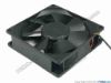 111630 SUNON KDE1209PTV1 Server - Square Fan 13.MS.B1222.AF, sq90x90x25, 3-wire, 12V 1.9W SUNON KDE1209PTV1 Server - Square Fan 
