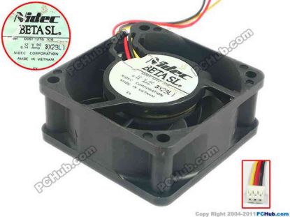 111631 Nidec D06T-12TG Server - Square Fan 32B, sq60x60x25, w135x3x3, 12V 0.14A Nidec D06T-12TG Server - Square Fan 