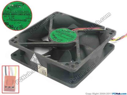 111667 ADDA AD0912MX-A76GL Server - Square Fan G, (TCDL1), w135x3x3, 12V 0.17A ADDA AD0912MX-A76GL Server - Square Fan 