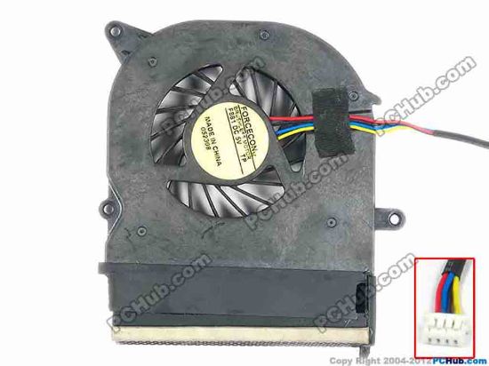 112232 Forcecon Common Item (Forcecon) Cooling Fan  F881, Bare, w75x4x4, 5V Forcecon Common Item (Forcecon) Cooling Fan  