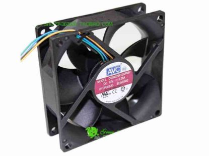 112438 AVC DS08025R12UP097 Server - Square Fan sq80x80x25, 4-wire, 12V 0.35A AVC DS08025R12UP097 Server - Square Fan 
