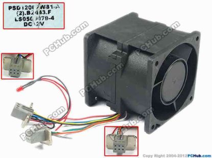 112499 SUNON PSD1206PWB1-A Server - Square Fan (2).B2443.F, sq60x60x60, w60x8x8, 12V  SUNON PSD1206PWB1-A Server - Square Fan &nbsp;
