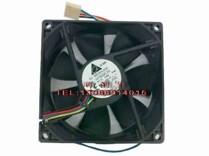 112584 Delta Electronics AFB0912H Server - Square Fan -P96Y, sq90x90x25, w160x4x4, 12V 0.3A Delta Electronics AFB0912H Server - Square Fan 